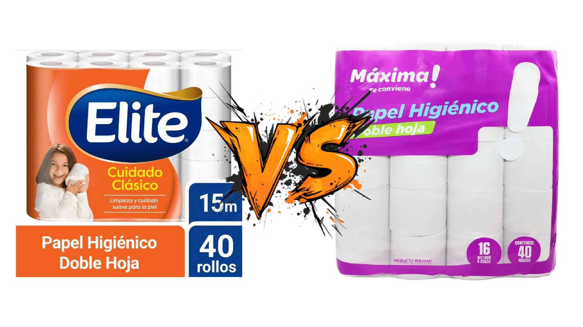 Comparación Papel Higiénico